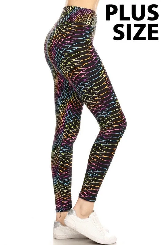 TC Rainbow Colored Leggings