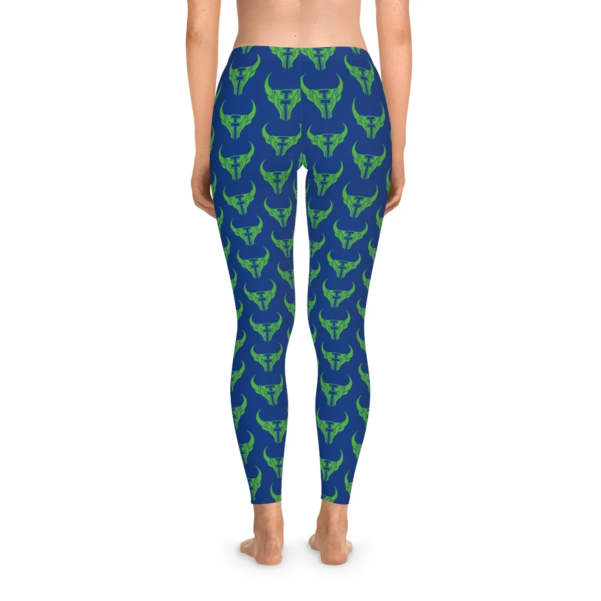 TT Cyber Stretchy Leggings Blue