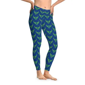 TT Cyber Stretchy Leggings Blue