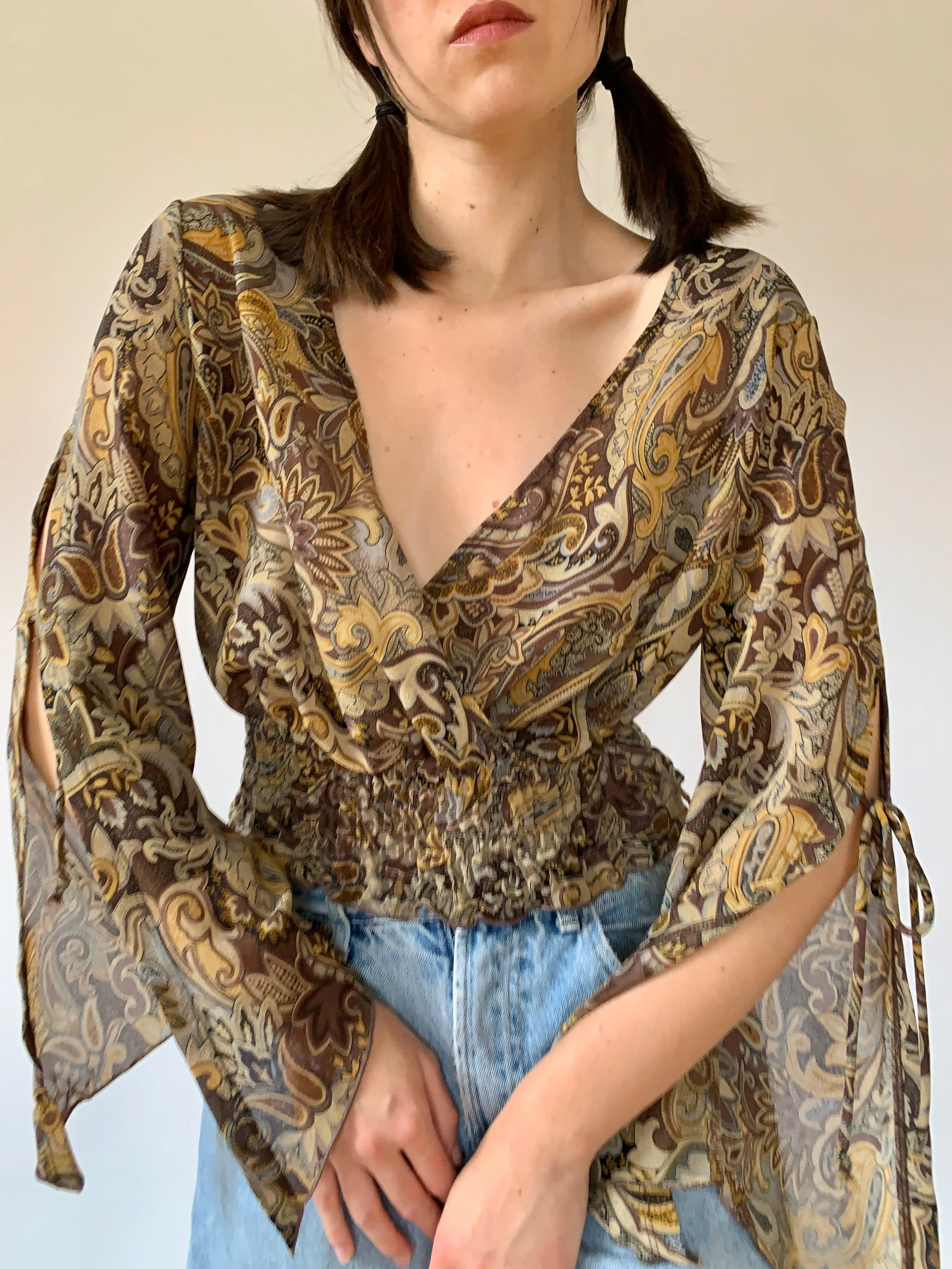 Vintage Boho Fairy Blouse - Large