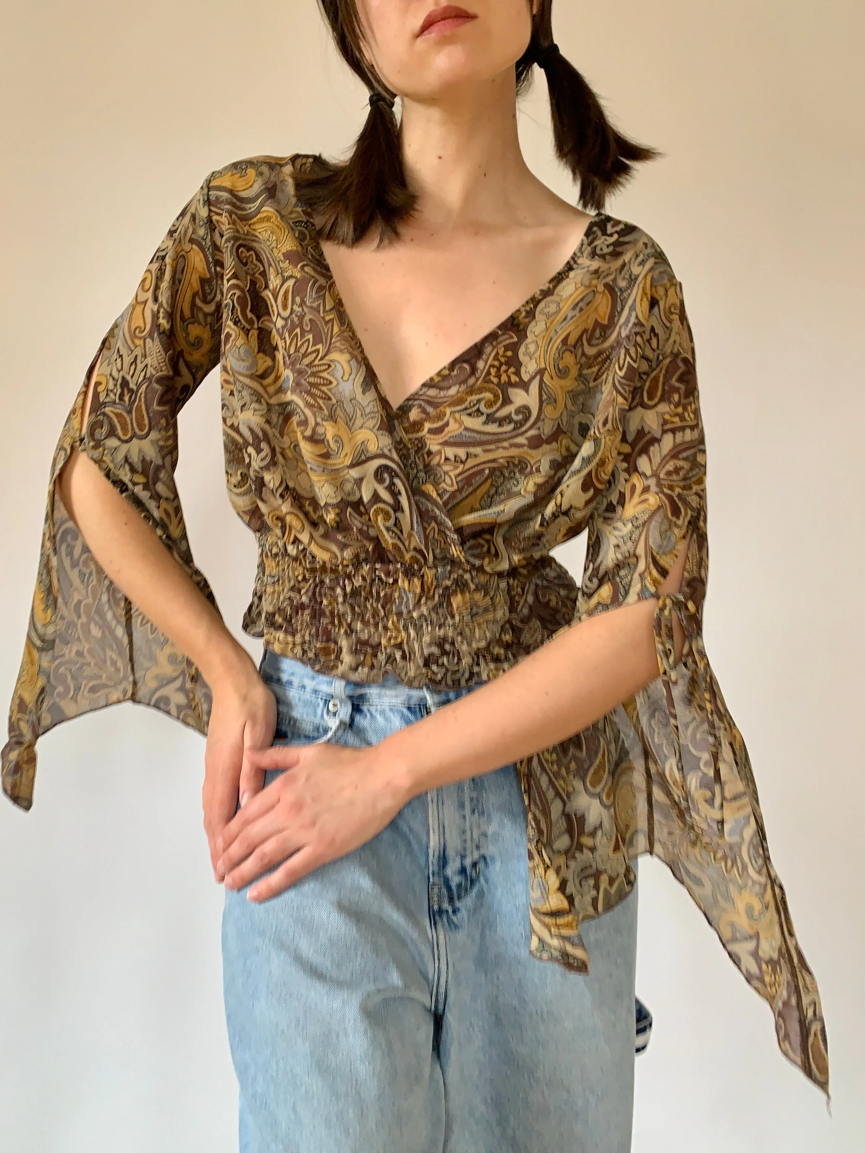 Vintage Boho Fairy Blouse - Large