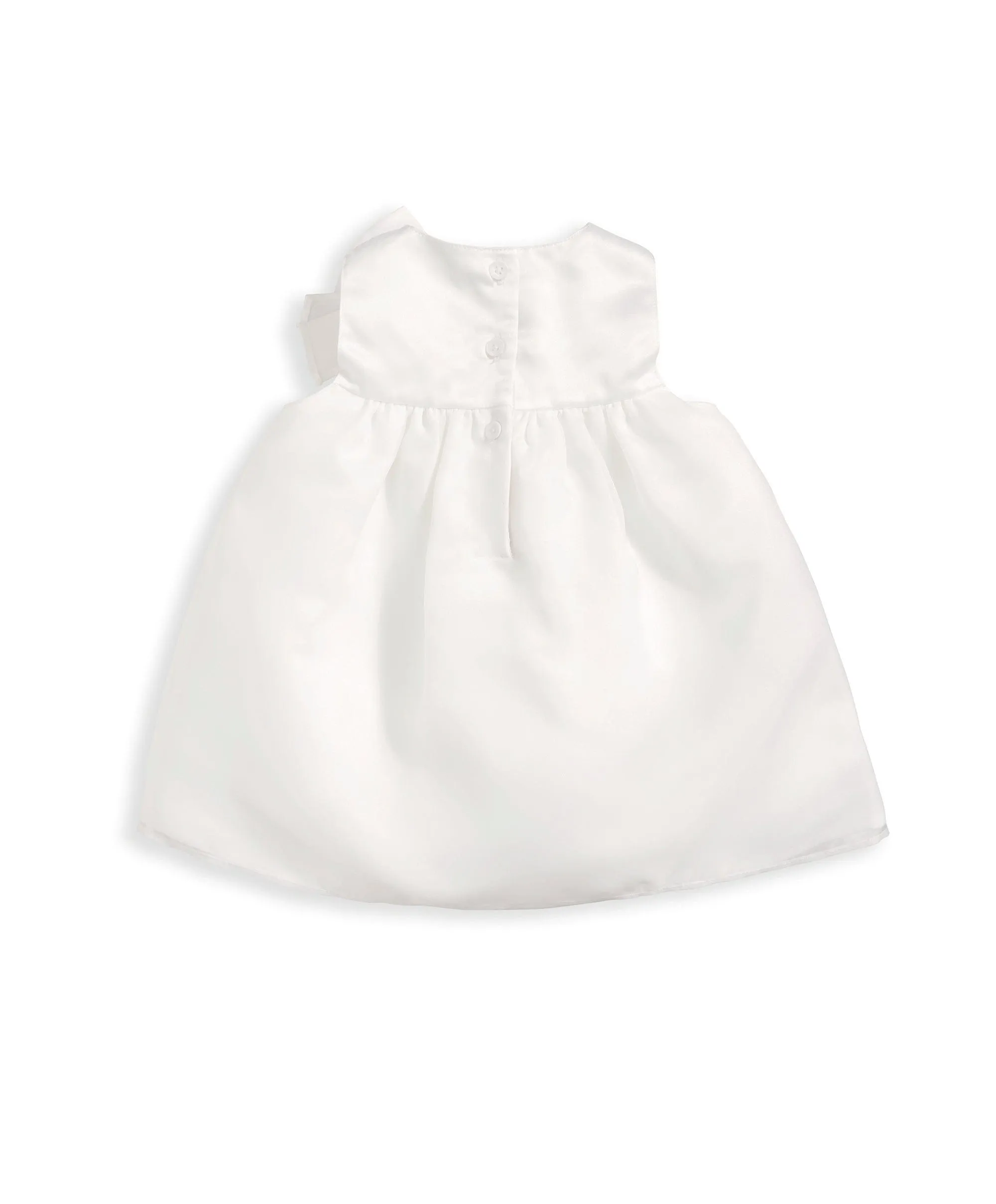 White Organza Bow Dress