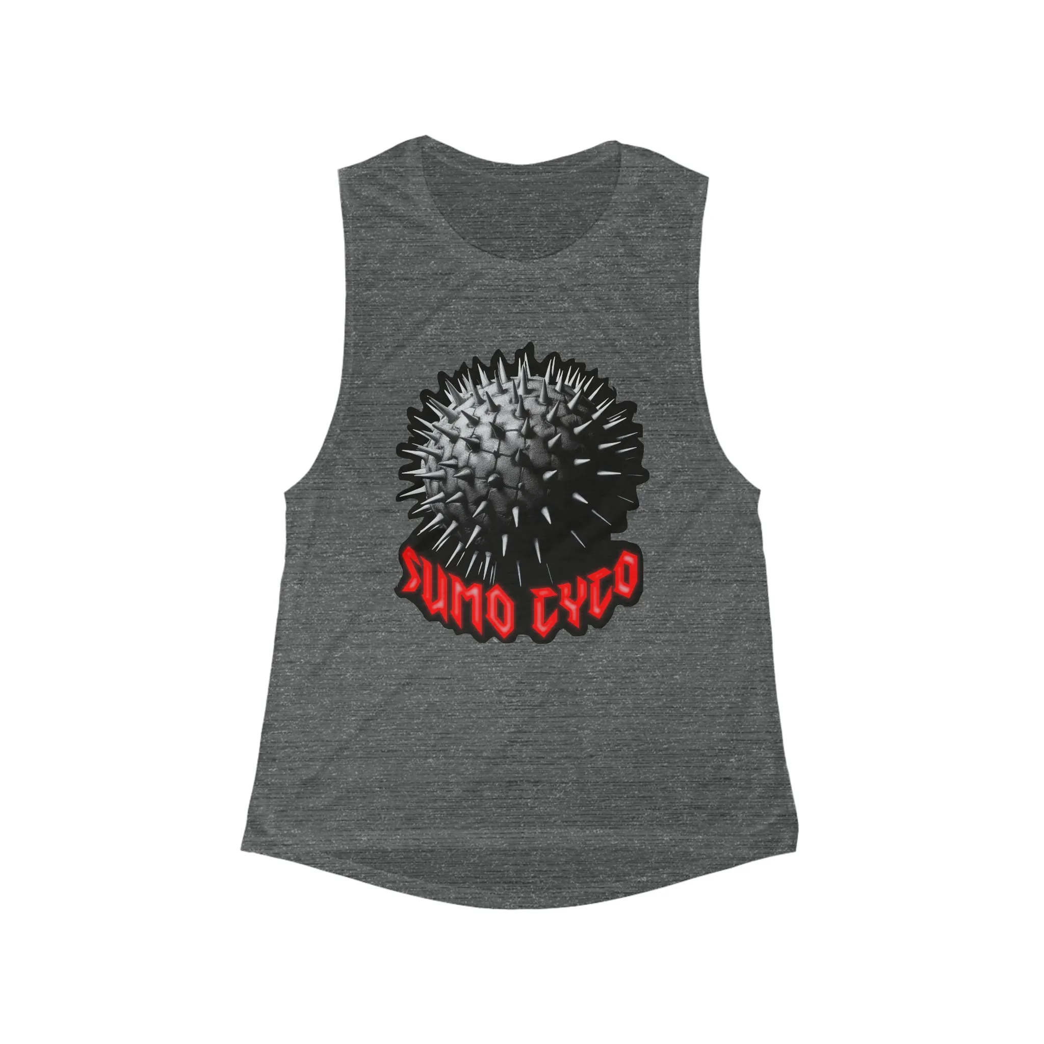 Women's SPIKED Flowy Scoop Tank