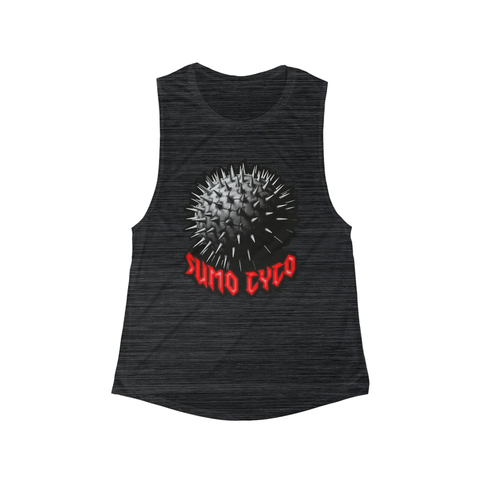 Women's SPIKED Flowy Scoop Tank