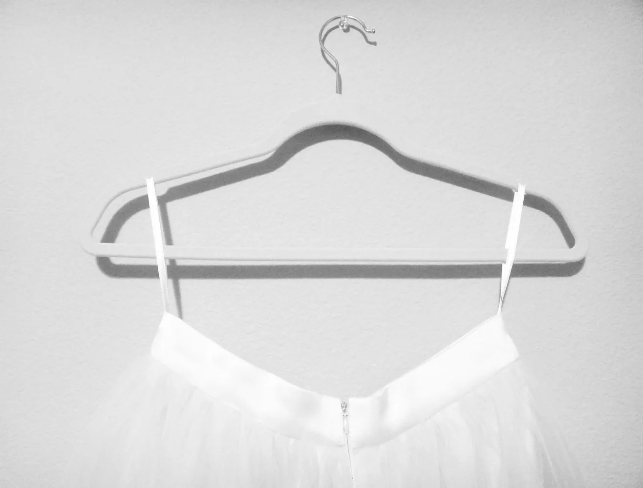 Women's White Tulle Tutu Skirt By Tutu Joli