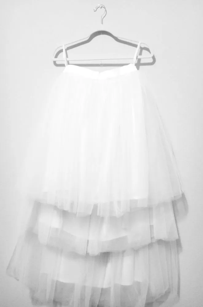 Women's White Tulle Tutu Skirt By Tutu Joli