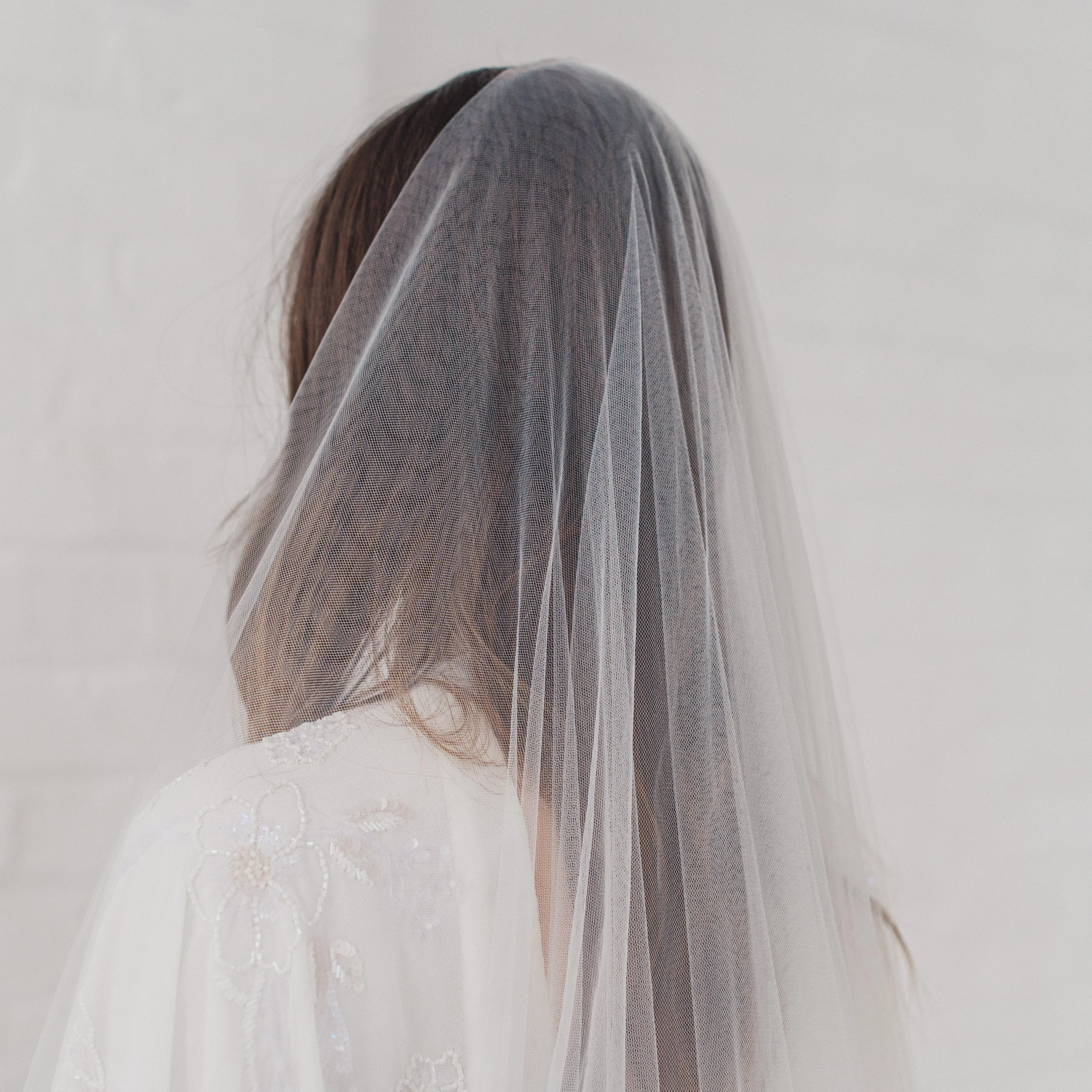 WONDER | Soft illusion tulle drop veil (extra full width)
