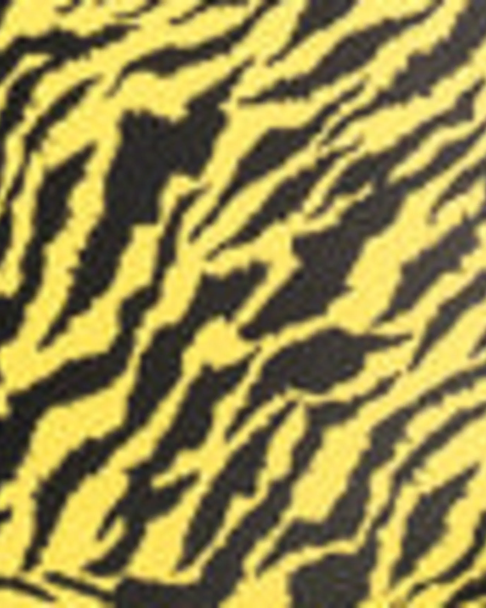Zebra Yoga Leggings | Neon Yellow Zebra